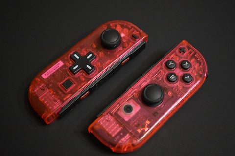 JoyCons Housing Mod - Clear Red