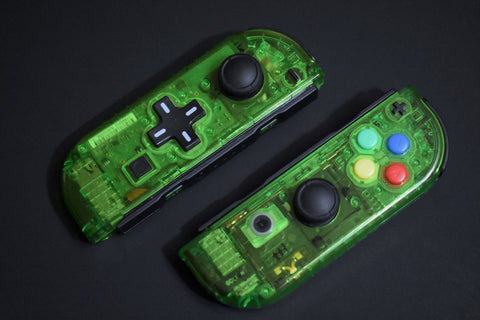 JoyCons Housing Mod - Clear Green