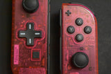 JoyCons Housing Mod - Clear Red